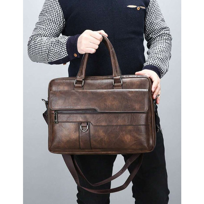 High Quality Business and Laptop Bag ( Brown Color )